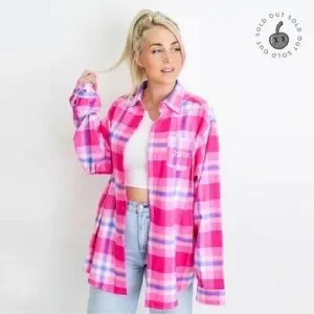 Cakeworthy x Barbie Flannel